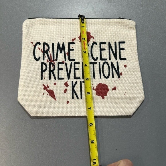 NEW Zipper Pouch Bag makeup first aid etc crime scene - Picture 4 of 4
